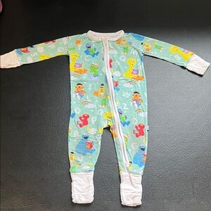 Little Sleepies 3-6m Sesame Street Zippy